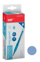 Długopis żelowy lazurowy (12szt) - MP Main Paper