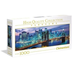Puzzle 1000 Panorama New York Brooklyn - Clementoni