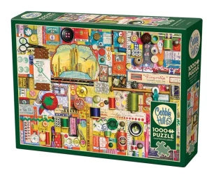 Puzzle 1000 Akcesoria do szycia G3 - Cobble Hill