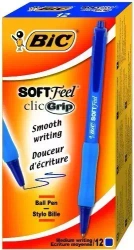Długopis Soft Feel niebieski (12szt) BIC