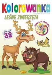 Kolorowanka. Leśne zwierzęta - Ernest Błędowski, Włodzimierz Kruszewski