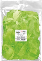 Piórka puch 16g jasnozielone - Titanum