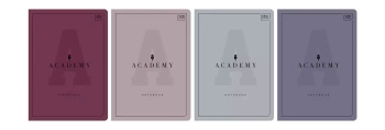 Zeszyt A5/32k linia Academy Int Fol A 10