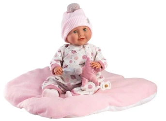 Lalka bobas Heidi płacząca z podusią 42cm - Llorens