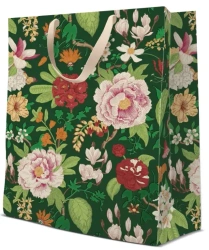 Torebka prezentowa Klasyczne kwiaty, bardzo duża