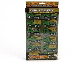 Zestaw 12 aut wojskowych naciąg sprężynowy - ADAR