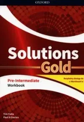 Solutions Gold Pre-Intermediate Workbook z kodem dostępu do wersji cyfrowej e-Workbook - Tim Falla, Paul A. Davies