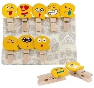 Klamerki ozdobne Shapes 04 - Emotikony - Fandy