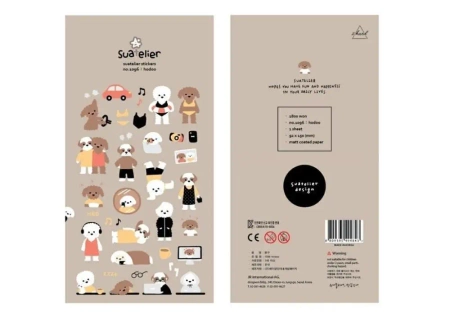 Naklejki ozdobne Psy - Suatelier