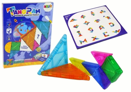 Układanka Tangram magnetyczna 7el - Leantoys