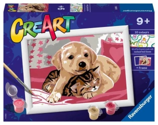 CreArt dla dzieci: Piesek z kotkiem - Ravensburger