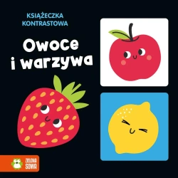 Owoce i warzywa. Książeczka kontrastowa - Opracowanie zbiorowe