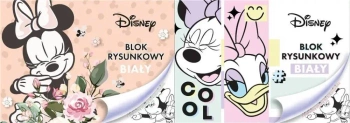 Blok rysunkowy A4/20K biały Minnie Mouse - Beniamin