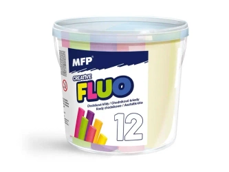Kreda chodnikowa fluo 12 szt. mix kolorów 6320143 - MFP