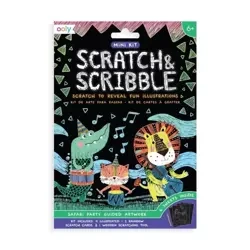 Zdrapywanki Mini Scratch & Scribble Impreza Safari - Kolorowe Baloniki