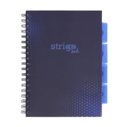 Kołozeszyt Pads B5/100K kratka Basic granatowy - Strigo
