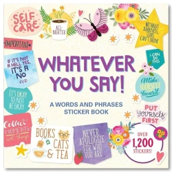 Książka z naklejkami Powiedzonka (ang) 1200szt - Peter Pauper Press