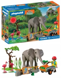 Playmobil Słoń z opiekunem 72068