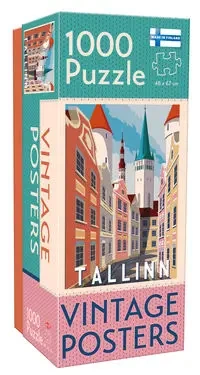 Puzzle Vintage Tallinn 1000 elementów - Tactic