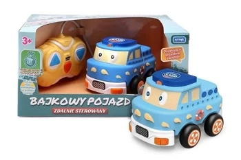Bajkowy pojazd zdalnie sterowany niebieski - Artyk