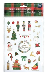 Naklejki dekoracyjne Christmas 60szt BN - INTERDRUK