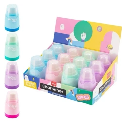 Temperówka podwójna z gumką (12szt) EASY - Easy Stationery