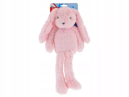Mini Club króliczek pluszowy różowy 30 cm długości nogi