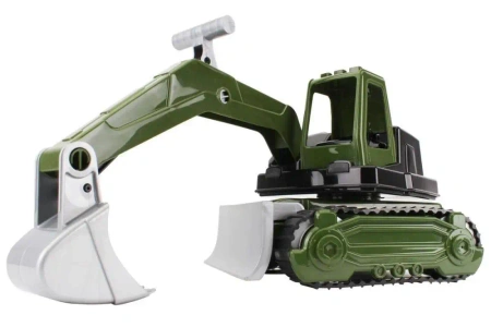 Traktor zielony na gąsienicach - Technok