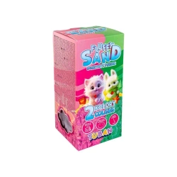 Fluffy Sand 2x70g różowy/zielony TUBAN
