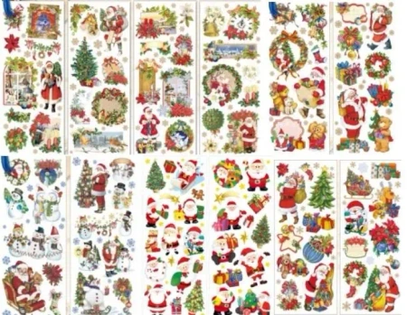 Naklejki na folii 12x30cm MIX - Brewis