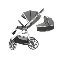 Wózek spacerowy Oyster 3 - Mercury, srebrny stelaż