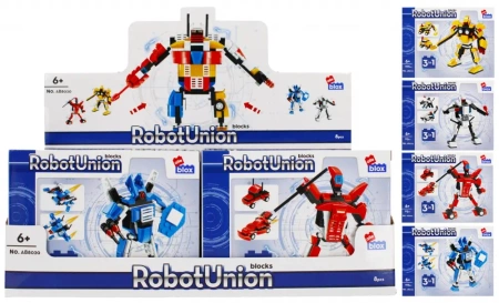 Klocki konstrukcyjne 105-115 elementów robot display. Alleblox 492903