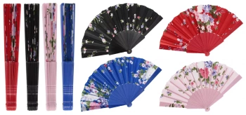 Wachlarz Kwiaty 23cm mix - Mega Creative