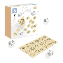 Kostki z piktogramami Silver ALEX