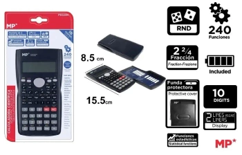 Kalkulator czarny. 240 funkcji - MP Main Paper