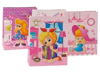 Torebka prezentowa 32x26x10cm MIX - ADAR