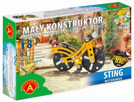 Mały Konstruktor. Motorower - Sting ALEX - Alexander