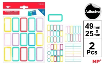 Naklejki imienne 49x25mm 2 arkusze - MP Main Paper