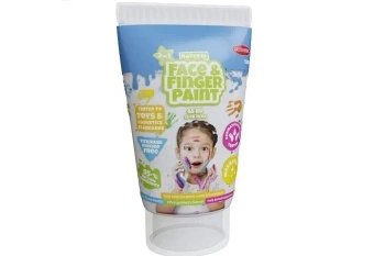 Farba dla malowania palcami biała 65ml - Boti