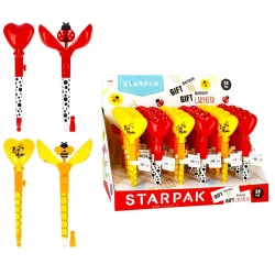 DŁugopis Zamykany Gift PszczoŁa/biedronka Starpak 491316