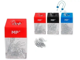 Pojemnik magnetyczny ze spinaczami 50szt MIX - MP Main Paper