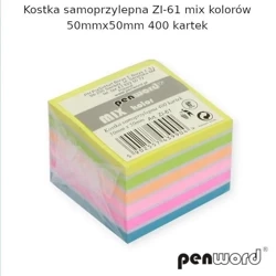 Kostka biurowa mix 50x50mm 400K - Penword