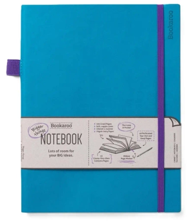 Bookaroo Notatnik Journal duży - Turkusowy - IF