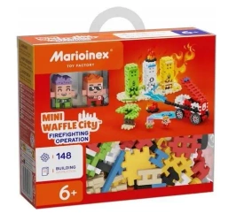 Mini Waffle City 148 elementów Akcja Strażacka - Marioinex