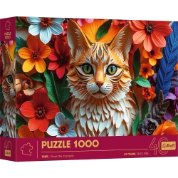 Puzzle 1000 Paper Art: Kot TREFL
