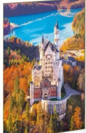 Diamentowa Mozaika Zamek w Alpach jesienią NO-1006424 - Norimpex