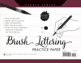 Papier do pisania pędzelkiem 80 kartek - Peter Pauper Press