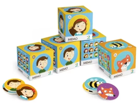Memo mini 24 elementy mix - Dodo