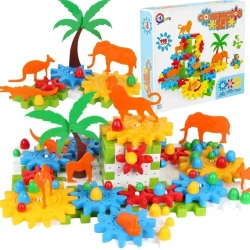 Klocki konstrukcyjne Zwierzęta 118el - Technok