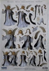 Arkusz do techniki 3D sztancowany 29,7x21cm - Galeria Hobby